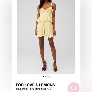 For Love and Lemons - Limoncello Mini Dress